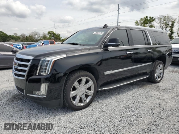 2020 Cadillac Escalade ESV Luxury z VIN 1GYS3HKJXLR122461, wystawiony jako Copart lot #50350175 z przebiegiem 172 411 mil mil oraz Czysty tytuł • Clean title. Historia ofert i sprzedaży dostępna na DreamBid. Obrazek 1.