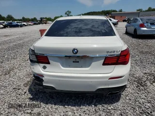 2015 BMW 7 Series 740Li z VIN WBAYE4C5XFD947323, wystawiony jako Copart lot #56962915 z przebiegiem 77 956 mil mil oraz Szkoda całkowita • Salvage title. Historia ofert i sprzedaży dostępna na DreamBid. Obrazek 6.