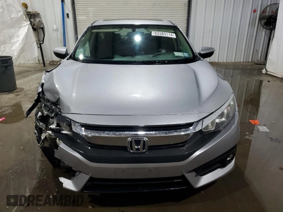2017 Honda Civic EX-T with VIN 19XFC1E36HE031847, listed as a Copart auction lot 83383114 with 200,502 mi miles and Salvage Title. Bid and sale history available at DreamBid. Image 5.