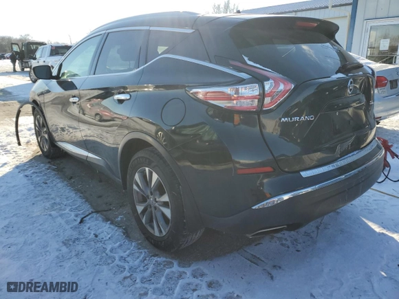 2015 Nissan Murano SV with VIN 5N1AZ2MH4FN270782, listed as a Copart auction lot 88063505 with 138,797 mi miles and Salvage Title. Bid and sale history available at carsss.com. Image 2.