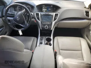 2018 Acura TLX with VIN 19UUB2F36JA007136, listed as a Copart auction lot 43829265 with 108,112 mi miles and Salvage title. Bid and sale history available at DreamBid. Image 8.