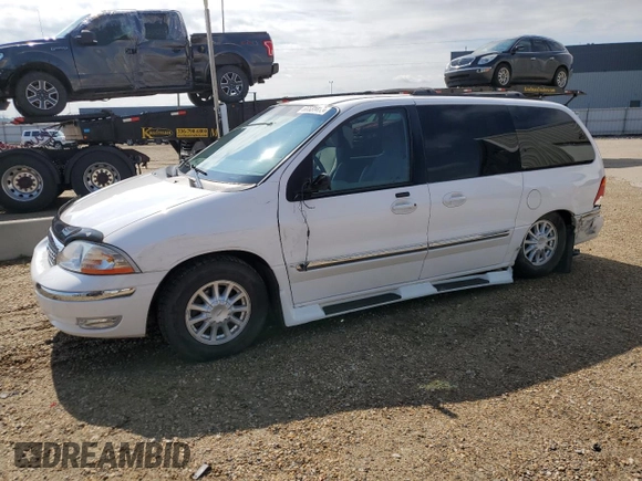 2001 Ford Windstar SEL with VIN 2FMDA56461BA55148, listed as a Copart auction lot 66531405 with 74,409 mi miles and Salvage title. Bid and sale history available at DreamBid. Image 1.