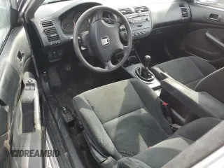 2003 Honda Civic EX with VIN 1HGEM21953L067345, listed as a Copart auction lot 43587705 with Not Provided miles and Salvage Title. Bid and sale history available at DreamBid. Image 8.