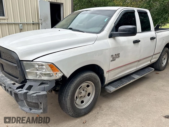 2020 Ram 1500 Tradesman with VIN 1C6RR6FG7LS116719, listed as a Copart auction lot 63862755 with 106,532 mi miles and Clean title. Bid and sale history available at DreamBid. Image 2.