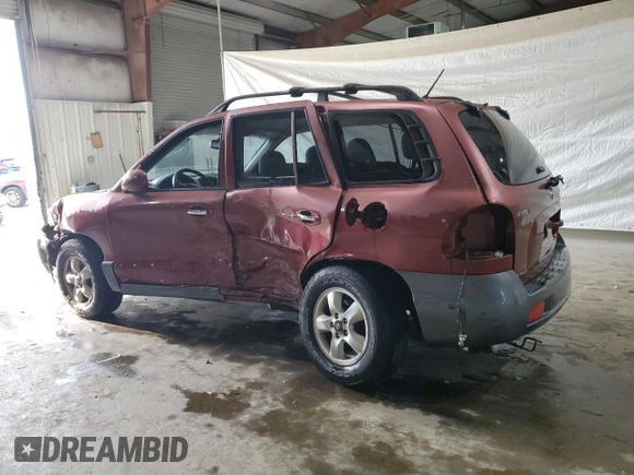 2005 Hyundai Santa Fe GLS with VIN KM8SC73E85U945466, listed as a Copart auction lot 72215174 with 119,999 mi miles and Non Repairable. Bid and sale history available at carsss.com. Image 2.