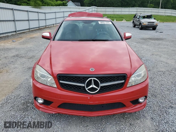 2008 Mercedes-Benz C 300 Sport with VIN WDDGF54X58F037691, listed as a Copart auction lot 58931555 with Not provided miles and Salvage title. Bid and sale history available at DreamBid. Image 5.