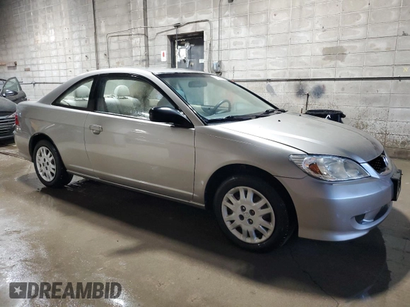 2004 Honda Civic LX z VIN 1HGEM22574L042699, wystawiony jako Copart lot #56596165 z przebiegiem 77 198 mil mil oraz Czysty tytuł • Clean title. Historia ofert i sprzedaży dostępna na DreamBid. Obrazek 4.