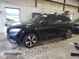 2024 Audi Q5 S line Premium Plus with VIN WA1EAAFYXR2071191, listed as a Copart auction lot 55769805 with 15,356 mi miles and Salvage title. Bid and sale history available at DreamBid. Image 1.