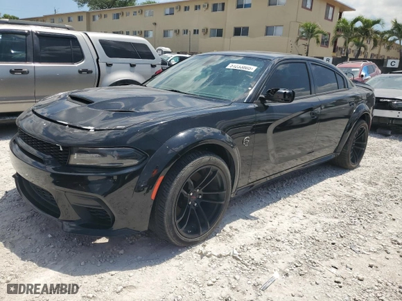 2021 Dodge Charger SRT Hellcat Widebody with VIN 2C3CDXL93MH660916, listed as a Copart auction lot 51233805 with 27,729 mi miles and Clean Title. Bid and sale history available at carsss.com. Image 1.