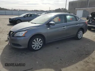 2015 Nissan Sentra SV with VIN 3N1AB7AP7FY343487, listed as a Copart auction lot 48454295 with 69,990 mi miles and Salvage Title. Bid and sale history available at carsss.com. Image 1.