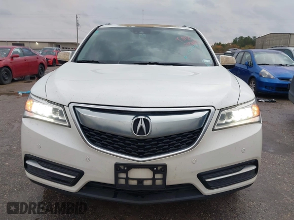 2016 Acura MDX w/Advance with VIN 5FRYD4H94GB019419, listed as a IAAI auction lot 41183232 with 261,619 mi miles. Bid and sale history available at carsss.com. Image 12.