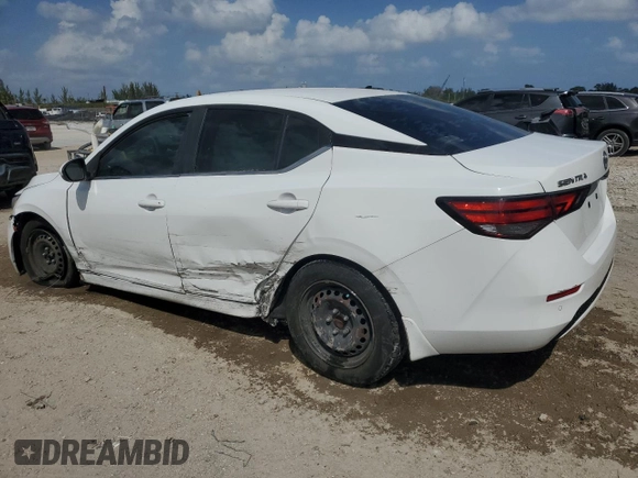 2020 Nissan Sentra S with VIN 3N1AB8BV8LY218772, listed as a Copart auction lot 50875695 with 103,436 mi miles and Non Repairable. Bid and sale history available at carsss.com. Image 2.