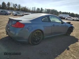 2006 Infiniti G35 Coupe with VIN JNKCV54E26M704458, listed as a Copart auction lot 78372694 with 141,442 mi miles and Salvage Title. Bid and sale history available at carsss.com. Image 3.