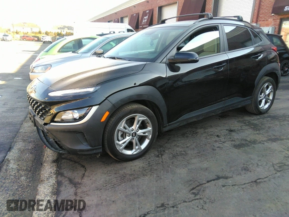 2023 Hyundai Kona SEL with VIN KM8K3CAB2PU949615, listed as a IAAI auction lot 41377088 with 38,639 mi miles and . Bid and sale history available at carsss.com. Image 17.