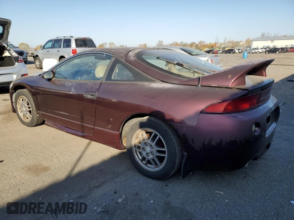 1999 Mitsubishi Eclipse with VIN 4A3AK44Y1XE074155, listed as a Copart auction lot 77143944 with 105,262 mi miles and Clean Title. Bid and sale history available at DreamBid. Image 2.