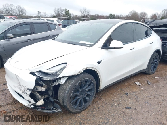 2021 Tesla Model Y Standard Range with VIN 5YJYGDED8MF114076, listed as a IAAI auction lot 41567295 with 150,133 mi miles and . Bid and sale history available at DreamBid. Image 16.