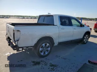 2019 Honda Ridgeline RTL-E with VIN 5FPYK3F7XKB002241, listed as a Copart auction lot 53804835 with 61,880 mi miles and Salvage title. Bid and sale history available at DreamBid. Image 3.