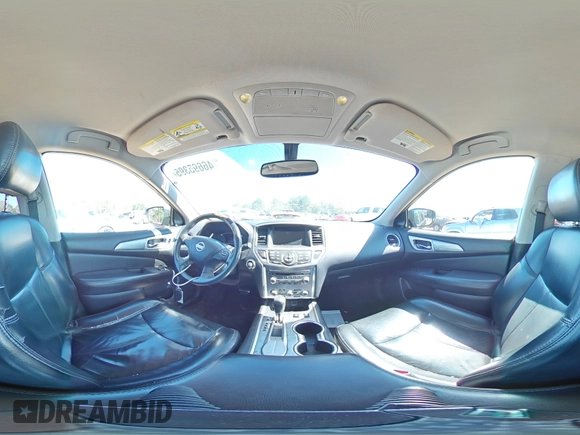2018 Nissan Pathfinder SL with VIN 5N1DR2MN1JC615046, listed as a Copart auction lot 46695395 with 161,113 mi miles and Salvage Title. Bid and sale history available at DreamBid. Image 14.