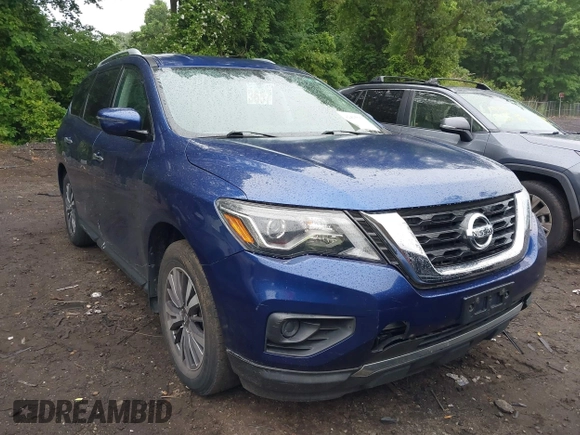 2018 Nissan Pathfinder SL with VIN 5N1DR2MM6JC652102, listed as a IAAI auction lot 42415763 with 79,636 mi miles and . Bid and sale history available at DreamBid. Image 1.