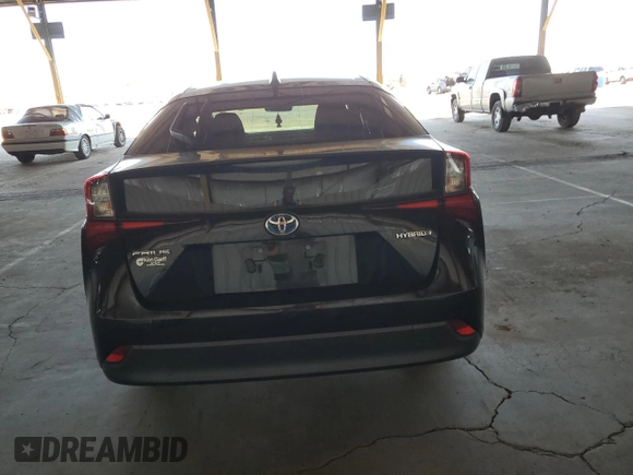 2020 Toyota Prius L Eco with VIN JTDKARFUXL3118256, listed as a Copart auction lot 50433035 with 69,431 mi miles and Salvage Title. Bid and sale history available at DreamBid. Image 6.