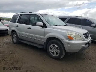 2005 Honda Pilot EX-L with NAVI with VIN 2HKYF18755H570319, listed as a Copart auction lot 51224255 with 222,193 mi miles and Salvage Title. Bid and sale history available at carsss.com. Image 4.