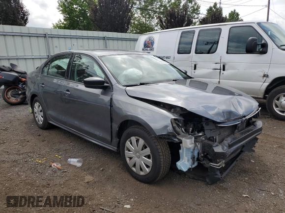 2015 Volkswagen Jetta S with VIN 3VW2K7AJ3FM344301, listed as a Copart auction lot 62905595 with 141,419 mi miles and Salvage title. Bid and sale history available at DreamBid. Image 4.