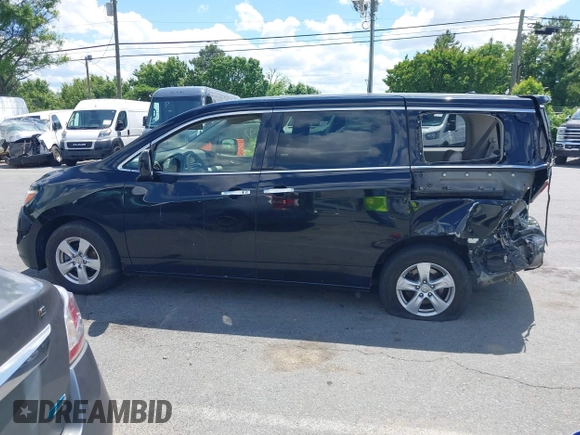 2015 Nissan Quest SV z VIN JN8AE2KP9F9124482, wystawiony jako IAAI lot #42195908 z przebiegiem 122 769 mil mil oraz . Historia ofert i sprzedaży dostępna na DreamBid. Obrazek 14.