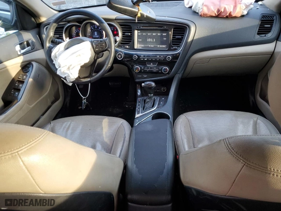 2014 Kia Optima EX with VIN 5XXGN4A70EG332268, listed as a Copart auction lot 86608734 with 153,488 mi miles and Salvage Title. Bid and sale history available at carsss.com. Image 8.