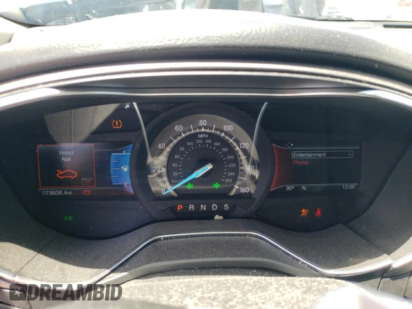2017 Ford Fusion SE with VIN 3FA6P0HDXHR410660, listed as a Copart auction lot 64426135 with 79,936 mi miles and Salvage title. Bid and sale history available at DreamBid. Image 9.