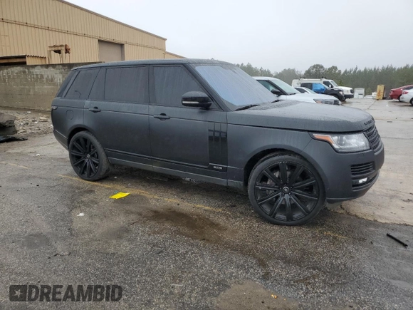 2015 Land Rover Range Rover Supercharged с VIN SALGS3TF0FA199881, выставлен на аукционе Copart как лот 45190135 с пробегом 66 931 миль миль и Списание • Salvage title. История ставок и продаж доступна на DreamBid. Изображение 4.