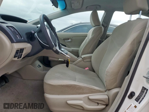 2010 Toyota Prius II with VIN JTDKN3DU3A0198583, listed as a Copart auction lot 53904705 with 136,126 mi miles and Salvage Title. Bid and sale history available at DreamBid. Image 7.