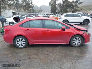 2020 Toyota Corolla LE with VIN 5YFEPRAE1LP096201, listed as a IAAI auction lot 41808175 with 90,111 mi miles. Bid and sale history available at carsss.com. Image 13.