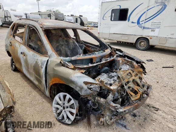 2020 Nissan Rogue S with VIN JN8AT2MT7LW032977, listed as a Copart auction lot 59203995 with Not provided miles and Non repairable. Bid and sale history available at DreamBid. Image 4.