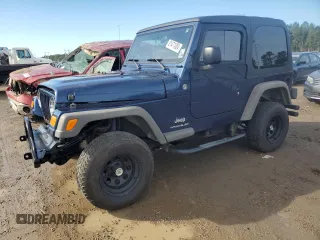 2005 Jeep Wrangler SE with VIN 1J4FA29S55P385703, listed as a Copart auction lot 81471004 with 131,065 mi miles and Salvage Title. Bid and sale history available at carsss.com. Image 1.