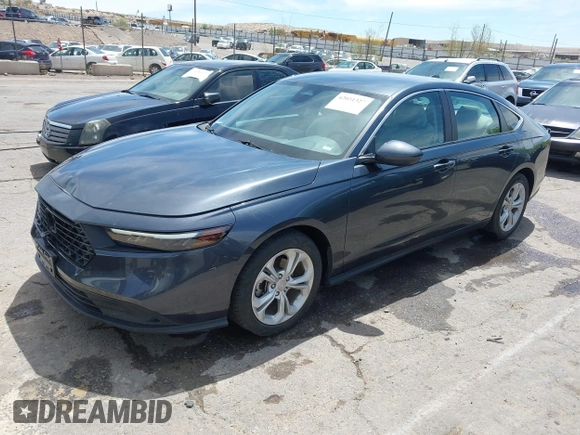 2023 Honda Accord Sedan LX with VIN 1HGCY1F28PA004601, listed as a IAAI auction lot 42031327 with 48,996 mi miles. Bid and sale history available at carsss.com. Image 17.