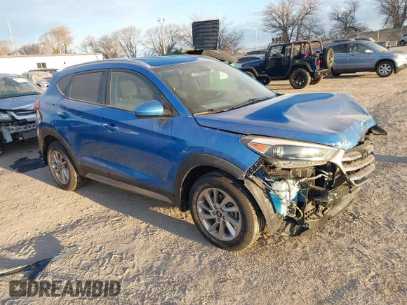 2017 Hyundai Tucson SE with VIN KM8J3CA49HU260735, listed as a IAAI auction lot 41869905 with 40,877 mi miles. Bid and sale history available at carsss.com. Image 1.