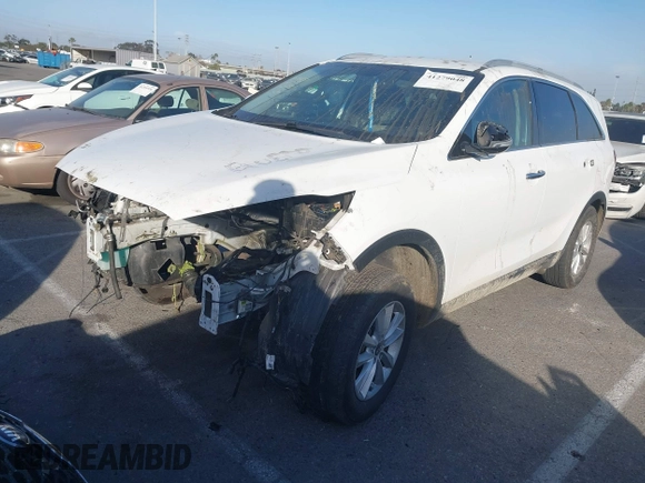 2019 Kia Sorento S V6 with VIN 5XYPG4A57KG532483, listed as a IAAI auction lot 41279048 with 1 mi miles. Bid and sale history available at carsss.com. Image 17.