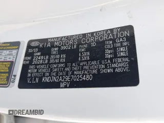 2014 Kia Soul with VIN KNDJN2A29E7025480, listed as a IAAI auction lot 42056462 with 149,157 mi miles. Bid and sale history available at carsss.com. Image 9.