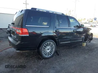 2015 Lincoln Navigator with VIN 5LMJJ2HT7FEJ08535, listed as a Copart auction lot 48005555 with 115,929 mi miles and Salvage title. Bid and sale history available at DreamBid. Image 3.
