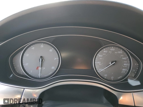2014 Audi S7 Prestige with VIN WAUW2BFC8EN078647, listed as a Copart auction lot 72064824 with 0 mi miles and Salvage Title. Bid and sale history available at carsss.com. Image 9.