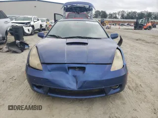 2000 Toyota Celica GT with VIN JTDDR32T2Y0012212, listed as a Copart auction lot 71262994 with 172,657 mi miles and Salvage Title. Bid and sale history available at carsss.com. Image 5.