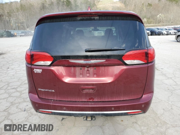 2018 Chrysler Pacifica Touring Plus with VIN 2C4RC1FG0JR227480, listed as a Copart auction lot 50910495 with 90,706 mi miles and Salvage Title. Bid and sale history available at DreamBid. Image 6.