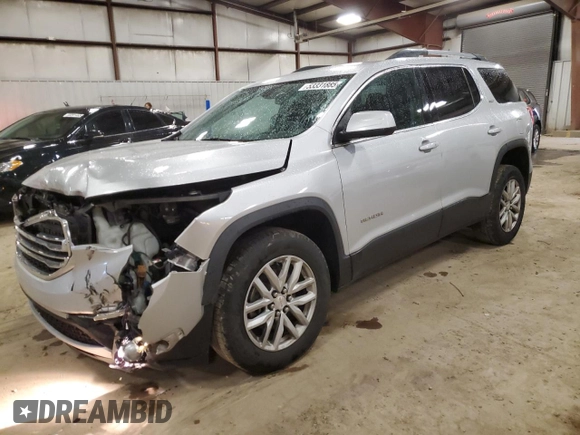 2017 GMC Acadia SLT z VIN 1GKKNMLA5HZ273663, wystawiony jako Copart lot #53331885 z przebiegiem 136 467 mil mil oraz Czysty tytuł • Clean title. Historia ofert i sprzedaży dostępna na DreamBid. Obrazek 1.