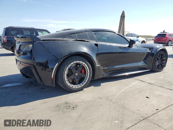 2019 Chevrolet Corvette Z06 2LZ with VIN 1G1YS2D65K5602382, listed as a Copart auction lot 77481004 with 52,784 mi miles and Salvage Title. Bid and sale history available at carsss.com. Image 3.
