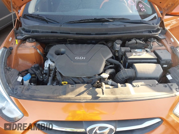 2015 Hyundai Accent GS with VIN KMHCT5AE7FU217683, listed as a IAAI auction lot 41946043 with 110,409 mi miles. Bid and sale history available at carsss.com. Image 10.