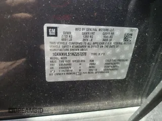 2017 GMC Acadia SLT z VIN 1GKKNVLS1HZ257278, wystawiony jako Copart lot #73296384 z przebiegiem 88 103 mil mil oraz Szkoda całkowita • Salvage title. Historia ofert i sprzedaży dostępna na DreamBid. Obrazek 15.