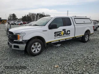 2018 Ford F-150 XL with VIN 1FTEX1CP5JKF36674, listed as a Copart auction lot 48955705 with 95,362 mi miles and Salvage Title. Bid and sale history available at carsss.com. Image 1.