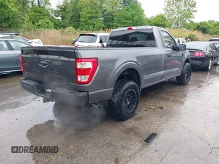 2022 Ford F-150 XL with VIN 1FTMF1CB1NKE51677, listed as a IAAI auction lot 42178807 with 8,260 mi miles and . Bid and sale history available at DreamBid. Image 4.