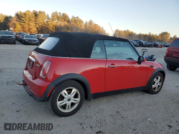 2006 MINI Convertible with VIN WMWRF335X6TG14530, listed as a Copart auction lot 87468504 with 93,875 mi miles and Clean title. Bid and sale history available at DreamBid. Image 3.