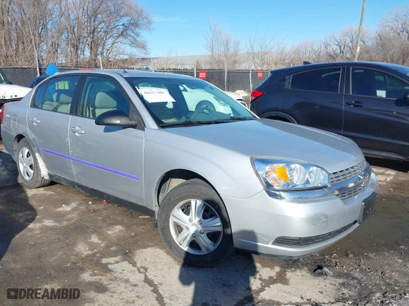 2005 Chevrolet Malibu with VIN 1G1ZS52F25F335113, listed as a IAAI auction lot 41637480 with 1 mi miles. Bid and sale history available at carsss.com. Image 1.